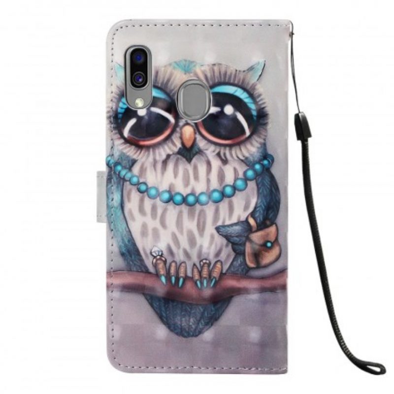 Folio Cover Samsung Galaxy A40 Signorina Gufo