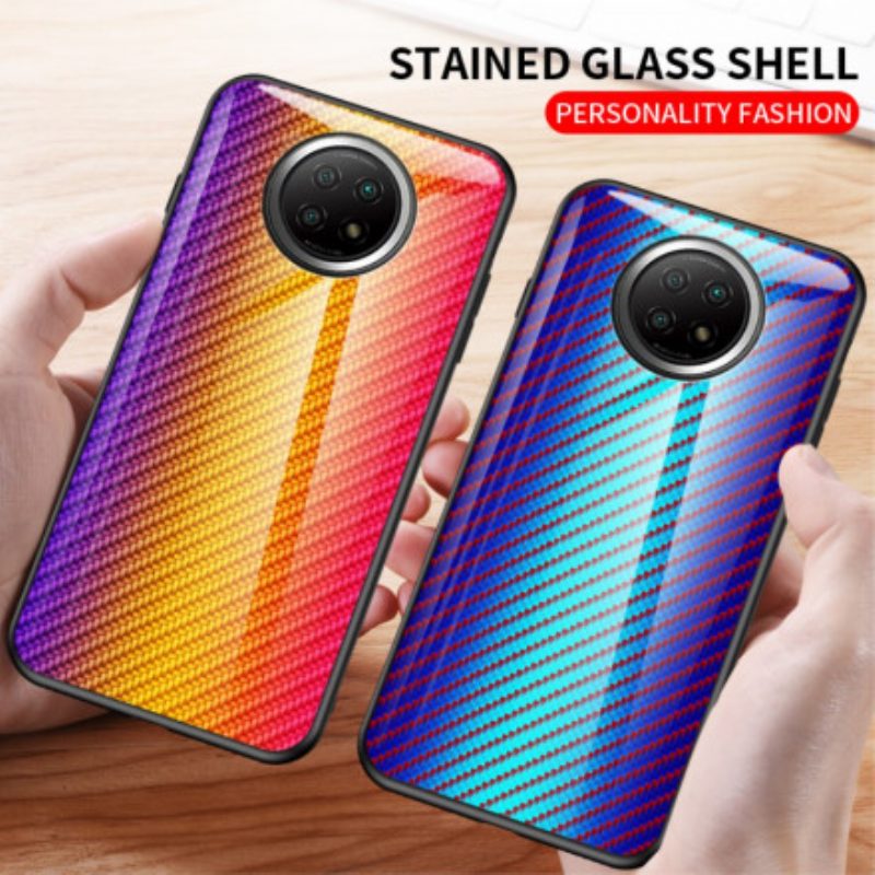 Cover Xiaomi Redmi Note 9T Vetro Temperato In Fibra Di Carbonio