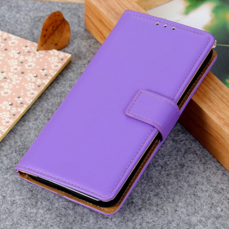 Custodia in pelle Xiaomi Redmi Note 9T Ecopelle Tinta Unita