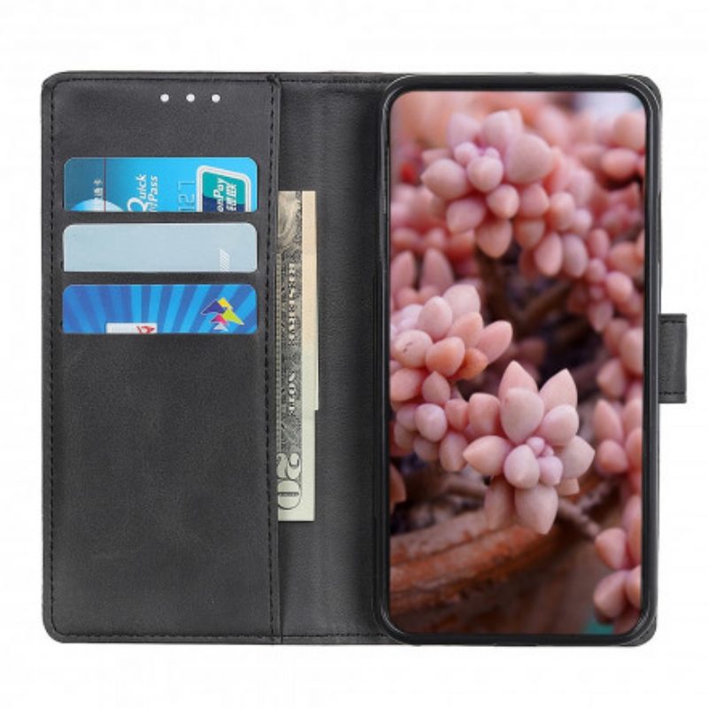 Custodia in pelle Xiaomi Redmi Note 9T Retro Effetto Pelle Opaca