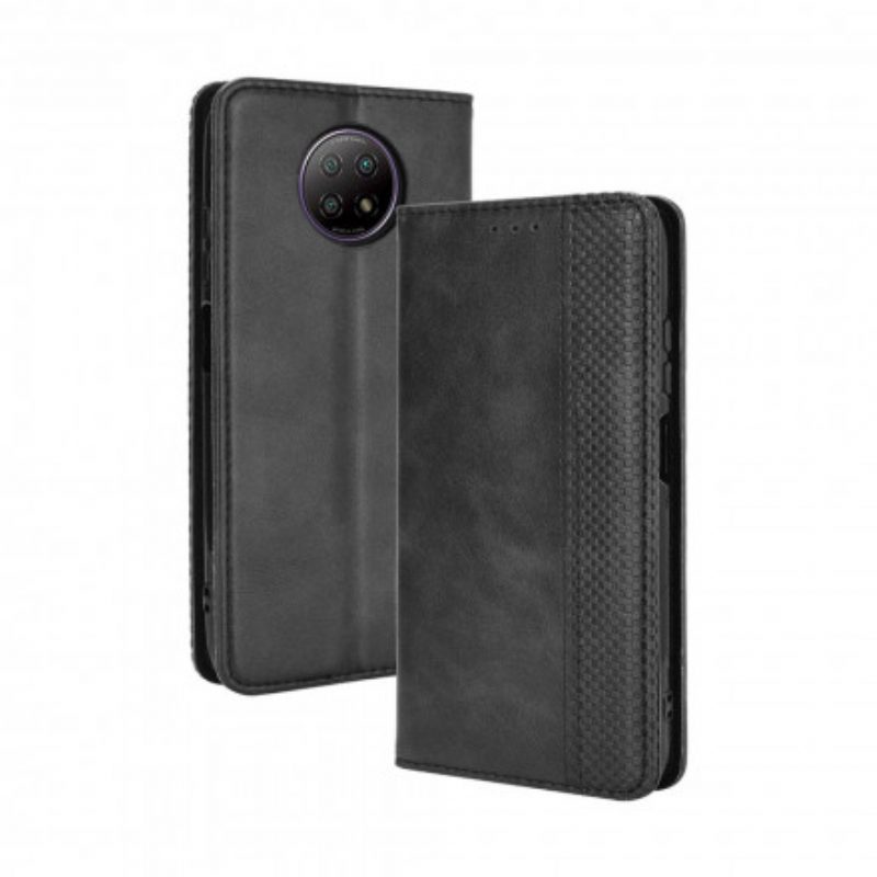 Folio Cover Xiaomi Redmi Note 9T Custodia in pelle Effetto Pelle Stilizzata