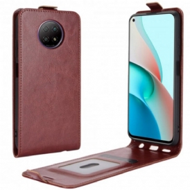 Folio Cover Xiaomi Redmi Note 9T Custodia in pelle Ribalta Verticale Effetto Pelle