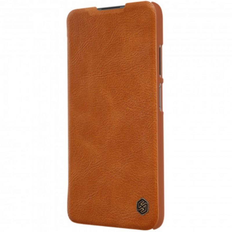 Folio Cover Xiaomi Redmi Note 9T Custodia in pelle Serie Nillkin Qin