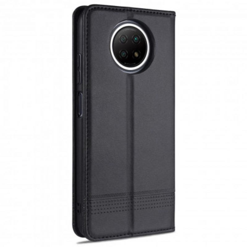 Folio Cover Xiaomi Redmi Note 9T Custodia in pelle Stile In Pelle Azns