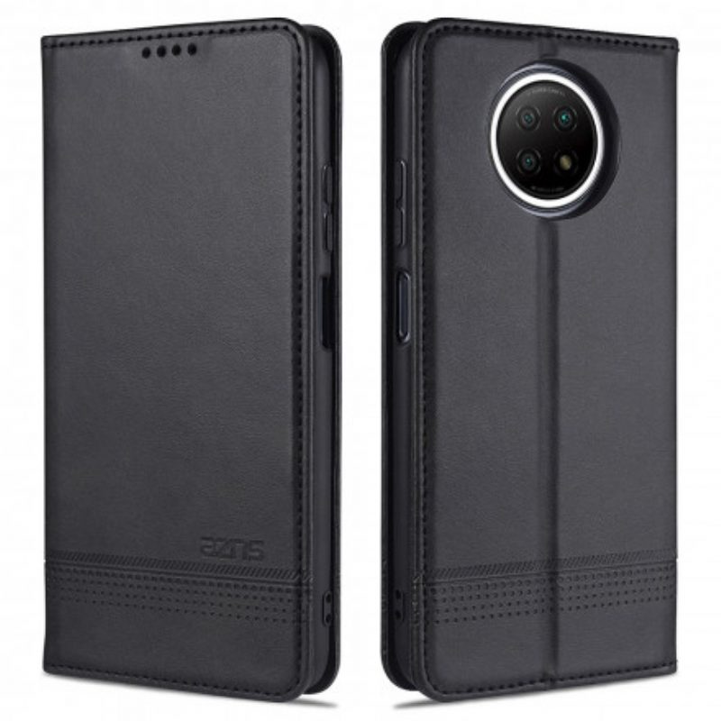 Folio Cover Xiaomi Redmi Note 9T Custodia in pelle Stile In Pelle Azns