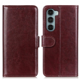 Custodia in pelle Moto G200 5G Khazneh Smaltato