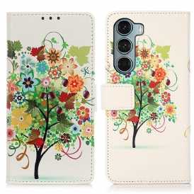 Folio Cover Moto G200 5G Albero Colorato