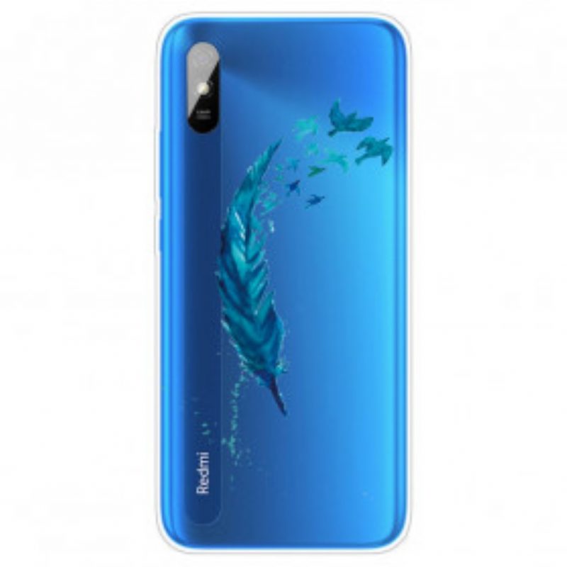 Cover Xiaomi Redmi 9A Bella Piuma Blu