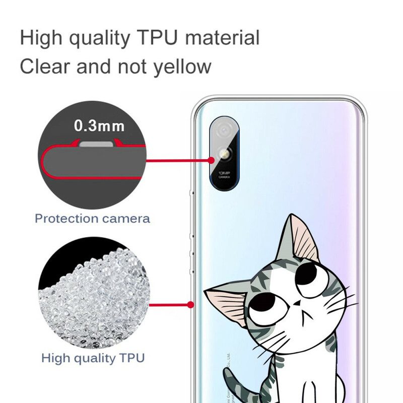 Cover Xiaomi Redmi 9A Guarda I Gatti