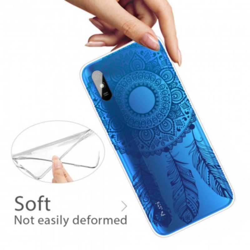 Cover Xiaomi Redmi 9A Mandala A Fiore Singolo