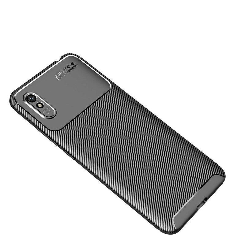 Cover Xiaomi Redmi 9A Tubo In Fibra Di Carbonio