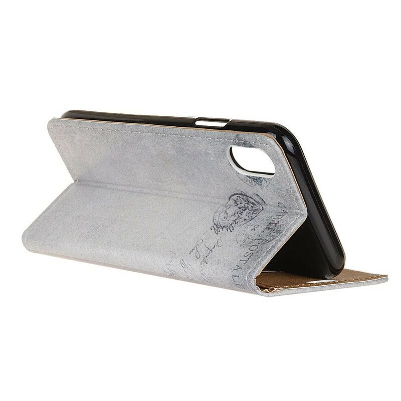 Folio Cover Xiaomi Redmi 9A Gatto Viaggiatore