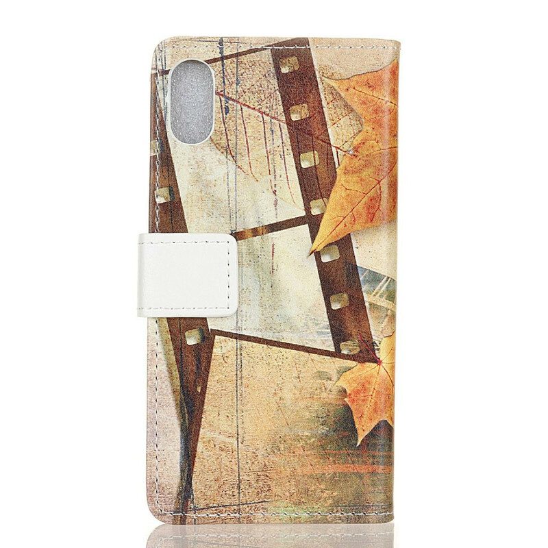 Folio Cover Xiaomi Redmi 9A Torre Eiffel In Autunno
