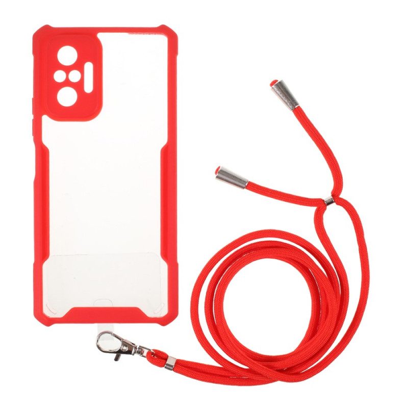 Cover Xiaomi Redmi Note 10 Pro Corda Colorata Ibrida