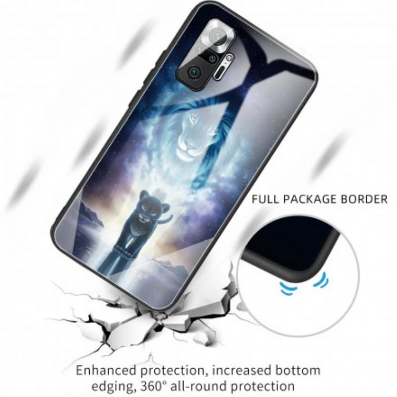 Cover Xiaomi Redmi Note 10 Pro Cucciolo Di Leone In Vetro Temperato