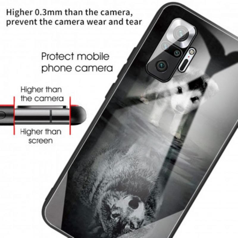 Cover Xiaomi Redmi Note 10 Pro Cucciolo Di Sogno In Vetro Temperato