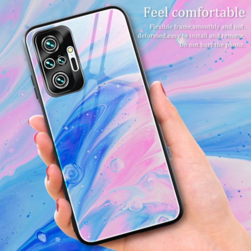 Cover Xiaomi Redmi Note 10 Pro Design Colori Vetro Temperato