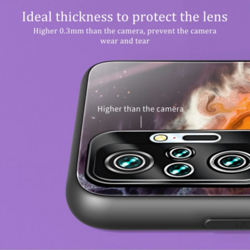 Cover Xiaomi Redmi Note 10 Pro Design Colori Vetro Temperato