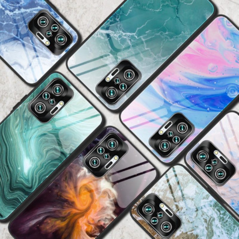 Cover Xiaomi Redmi Note 10 Pro Design Colori Vetro Temperato