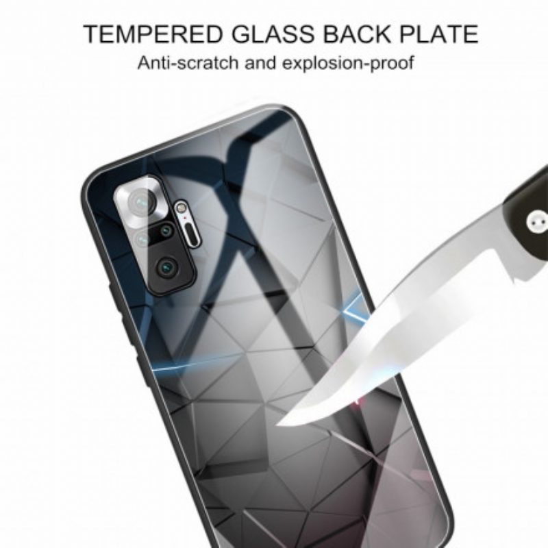 Cover Xiaomi Redmi Note 10 Pro Geometria In Vetro Temperato
