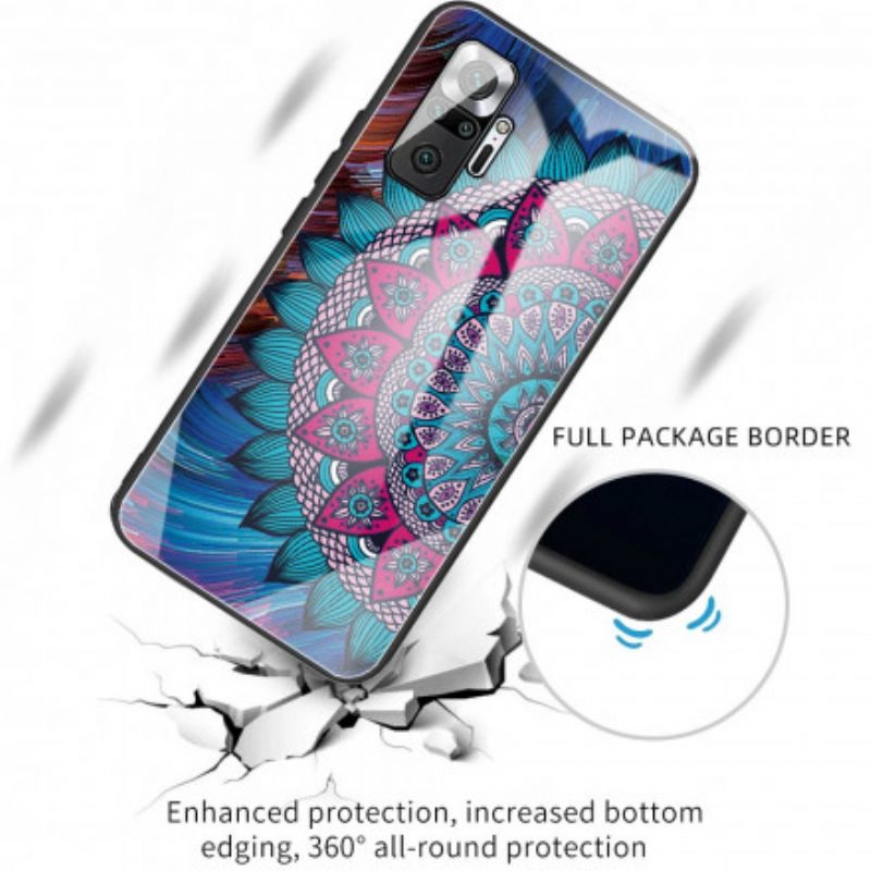 Cover Xiaomi Redmi Note 10 Pro Mandala In Vetro Temperato