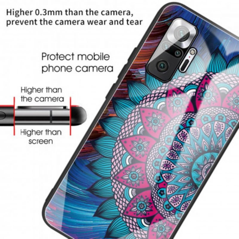 Cover Xiaomi Redmi Note 10 Pro Mandala In Vetro Temperato