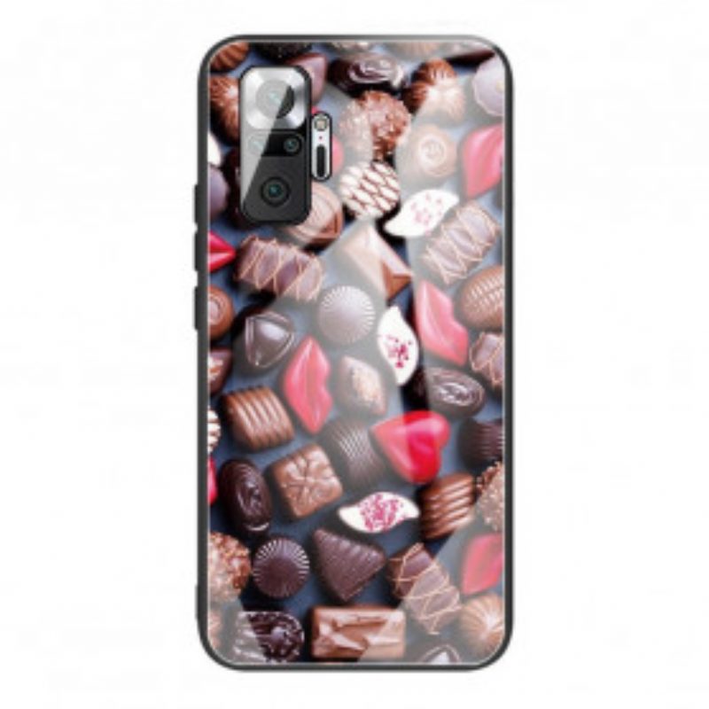 Cover Xiaomi Redmi Note 10 Pro Vetro Temperato Al Cioccolato