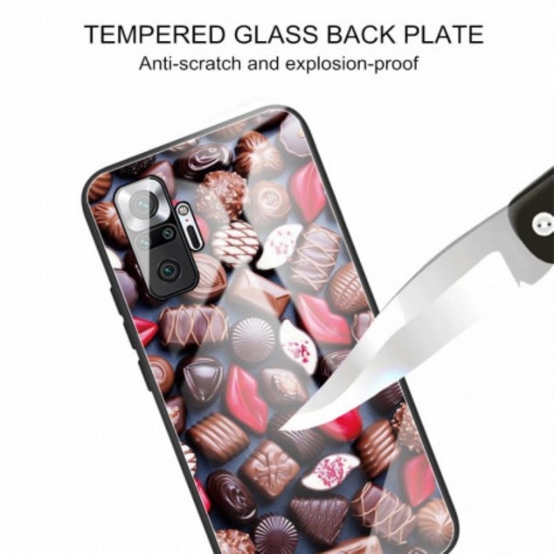 Cover Xiaomi Redmi Note 10 Pro Vetro Temperato Al Cioccolato
