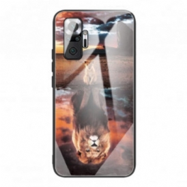 Cover Xiaomi Redmi Note 10 Pro Vetro Temperato Da Sogno Di Lion Cub