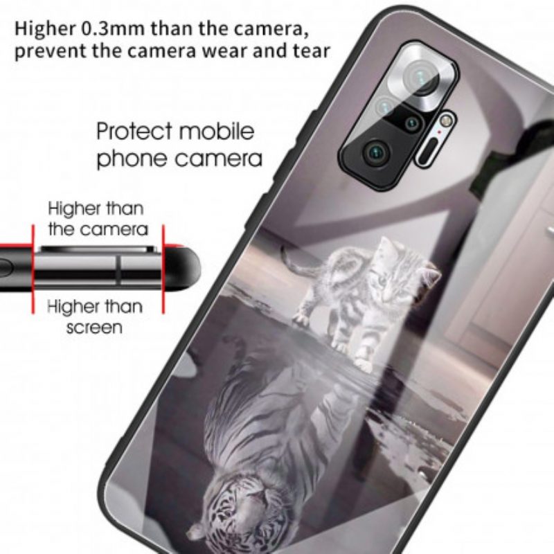 Cover Xiaomi Redmi Note 10 Pro Vetro Temperato Ernest La Tigre