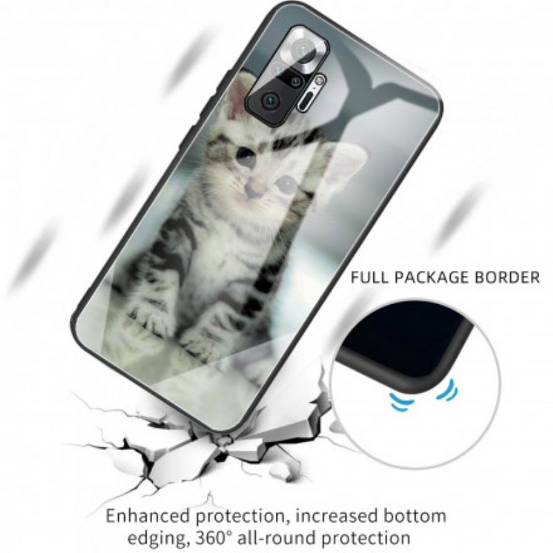 Cover Xiaomi Redmi Note 10 Pro Vetro Temperato Gattino
