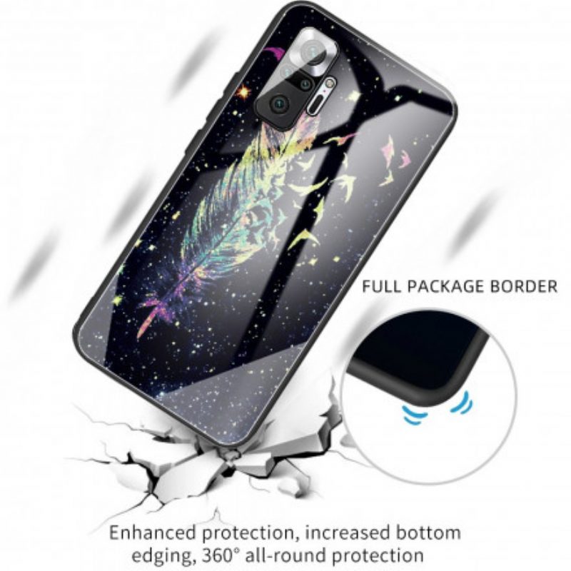 Cover Xiaomi Redmi Note 10 Pro Vetro Temperato Piuma