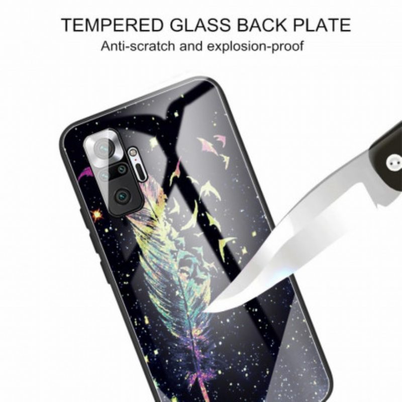 Cover Xiaomi Redmi Note 10 Pro Vetro Temperato Piuma
