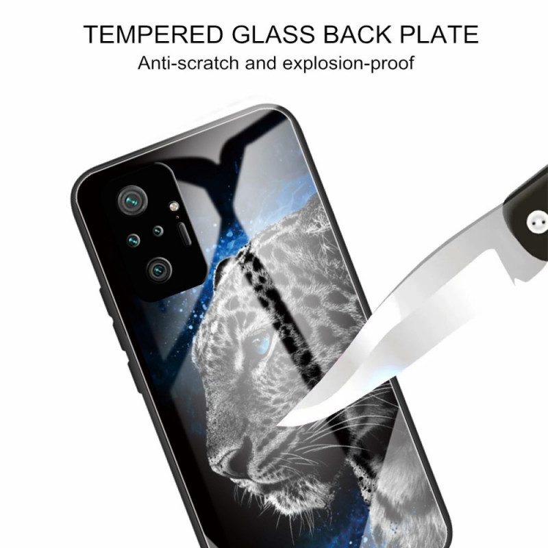 Cover Xiaomi Redmi Note 10 Pro Vetro Temperato Viso Felino