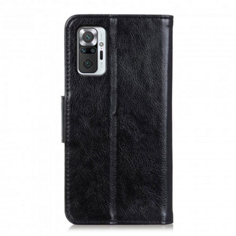 Custodia in pelle Xiaomi Redmi Note 10 Pro Crosta Di Nappa