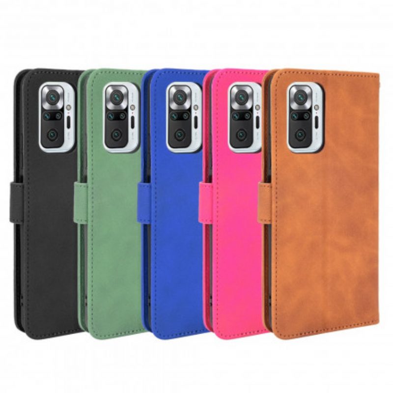 Custodia in pelle Xiaomi Redmi Note 10 Pro Effetto Pelle Soft Touch