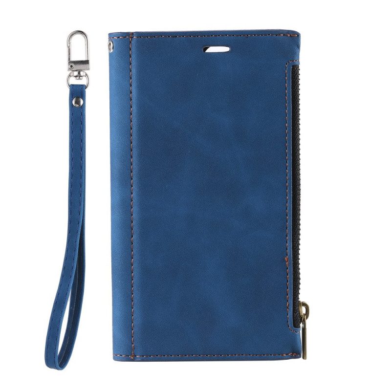 Custodia in pelle Xiaomi Redmi Note 10 Pro Portamonete E Portacarte