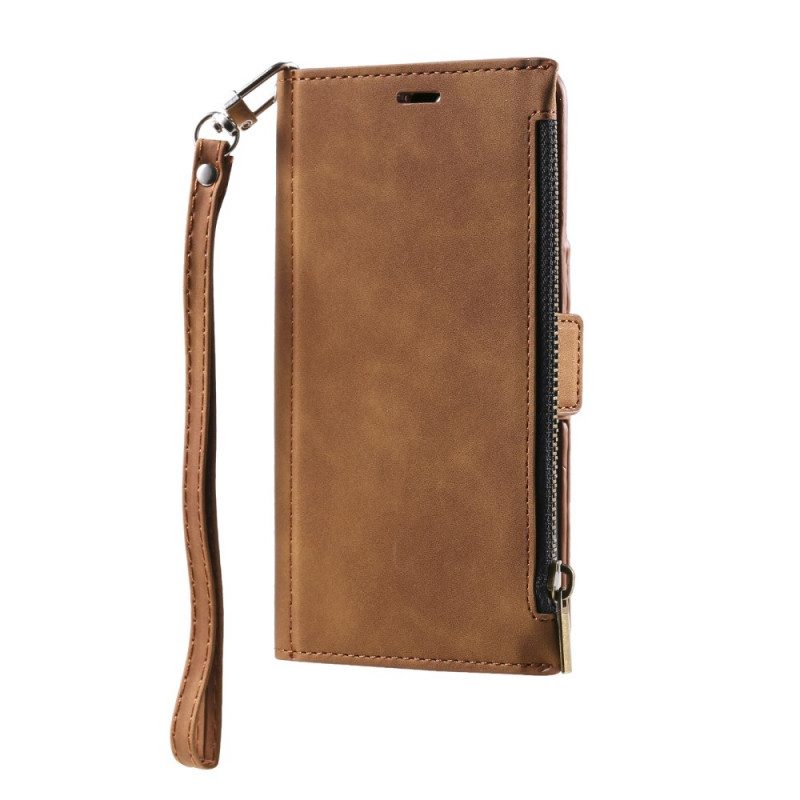 Custodia in pelle Xiaomi Redmi Note 10 Pro Portamonete E Portacarte