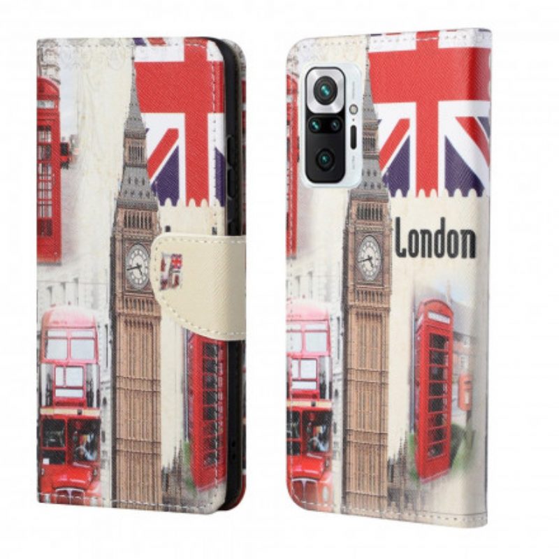 Custodia in pelle Xiaomi Redmi Note 10 Pro Vita Londinese