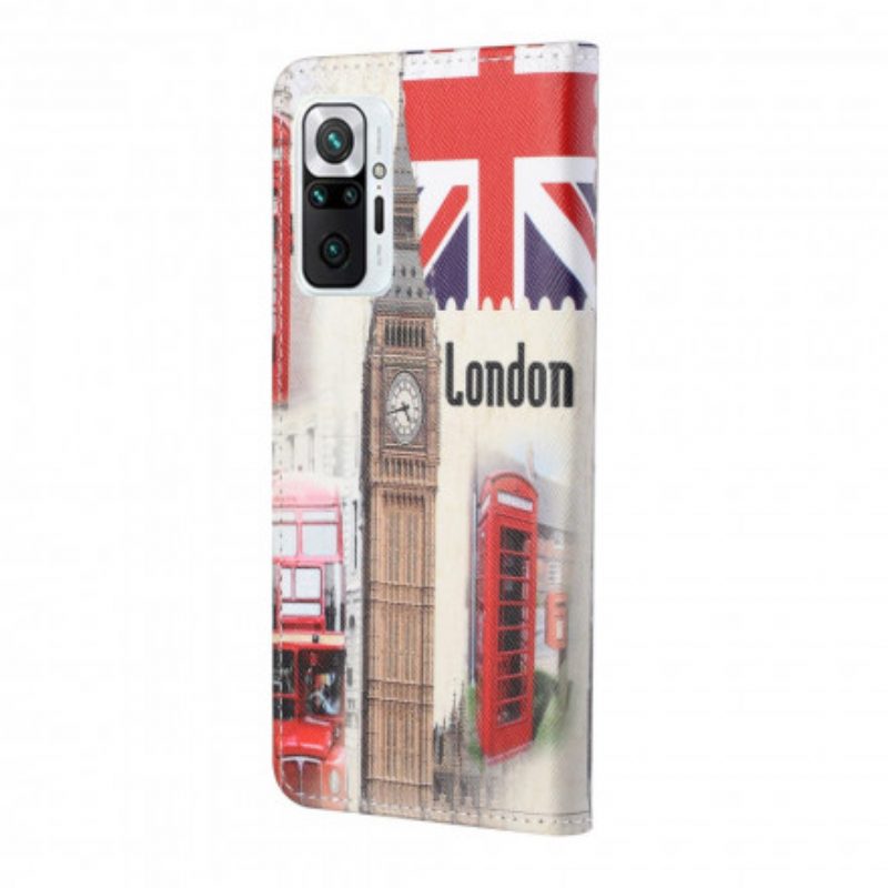 Custodia in pelle Xiaomi Redmi Note 10 Pro Vita Londinese