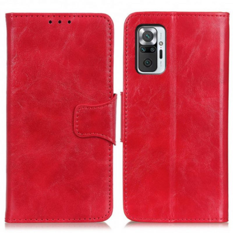 Folio Cover Xiaomi Redmi Note 10 Pro Custodia in pelle Lembo Magnetico