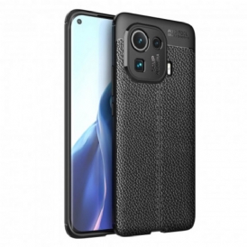Cover Xiaomi Mi 11 Pro Doppia Linea Litchi Effetto Pelle