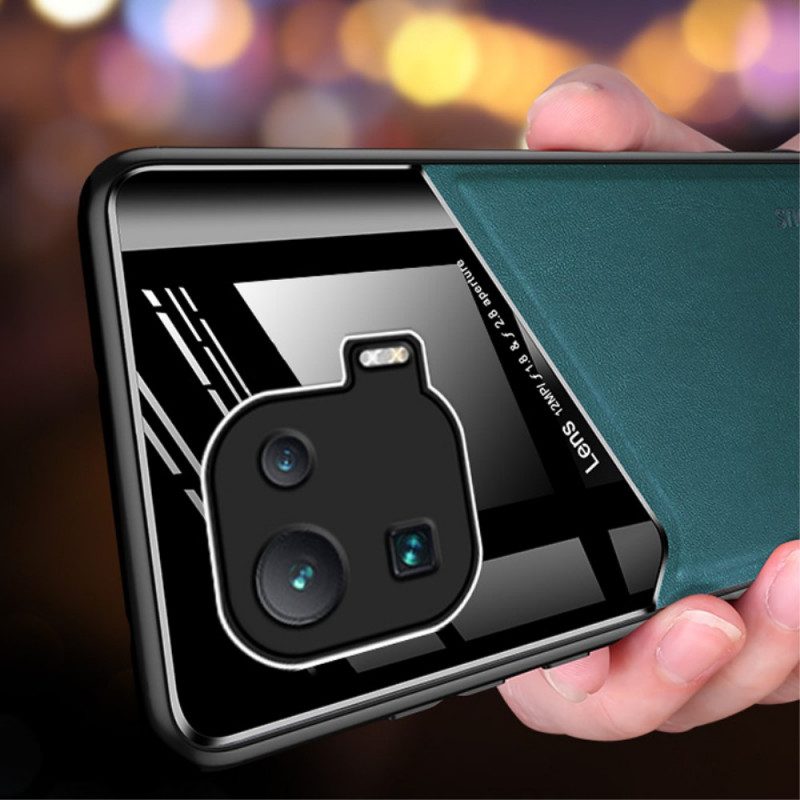 Cover Xiaomi Mi 11 Pro Effetto Pelle Magnetica