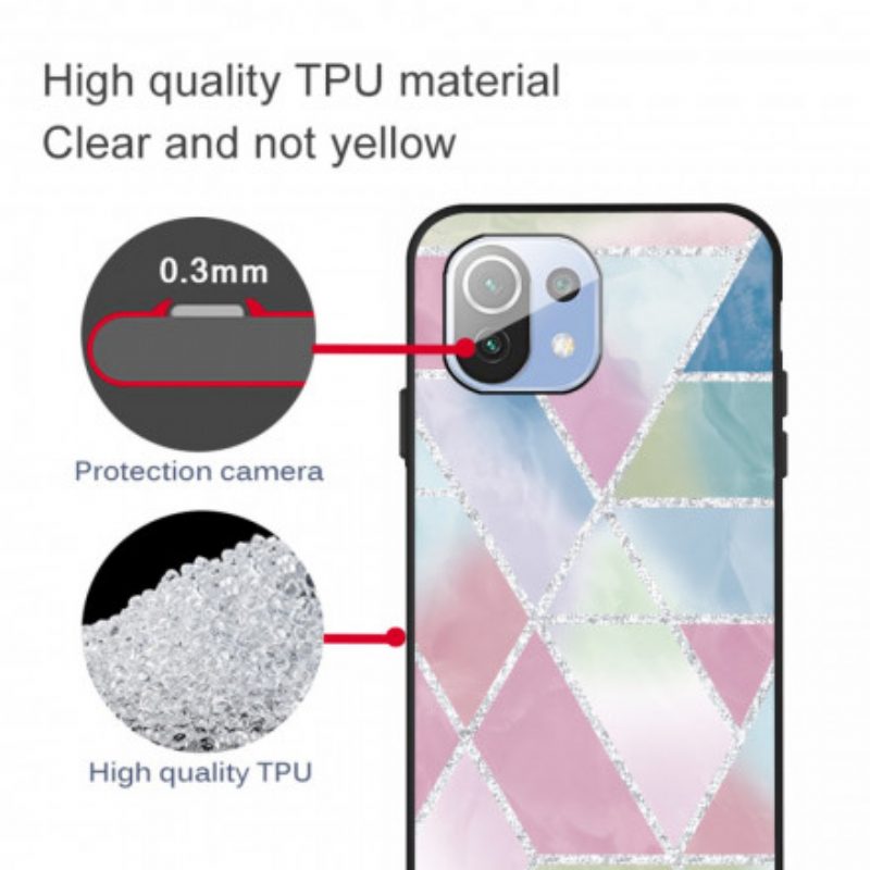 Cover Xiaomi Mi 11 Pro Marmo Glitterato