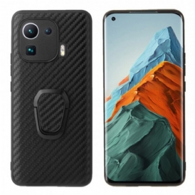 Cover Xiaomi Mi 11 Pro Supporto Anello In Fibra Di Carbonio