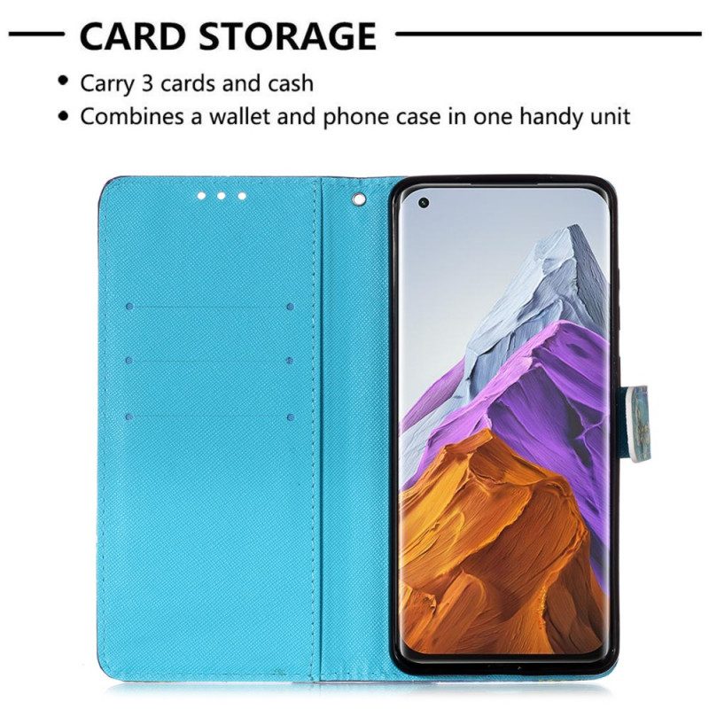 Custodia in pelle Xiaomi Mi 11 Pro Acchiappasogni Ad Acquerello