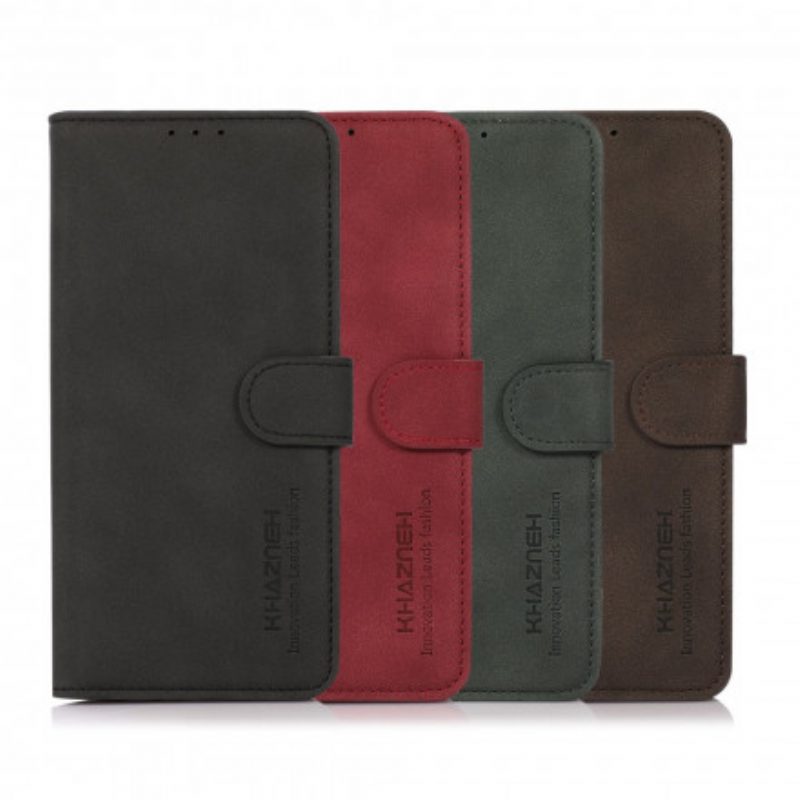 Custodia in pelle Xiaomi Mi 11 Pro Khazneh Moda Effetto Pelle