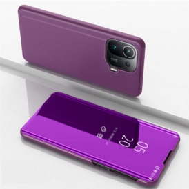 Custodia Xiaomi Mi 11 Pro Specchio Ed Ecopelle