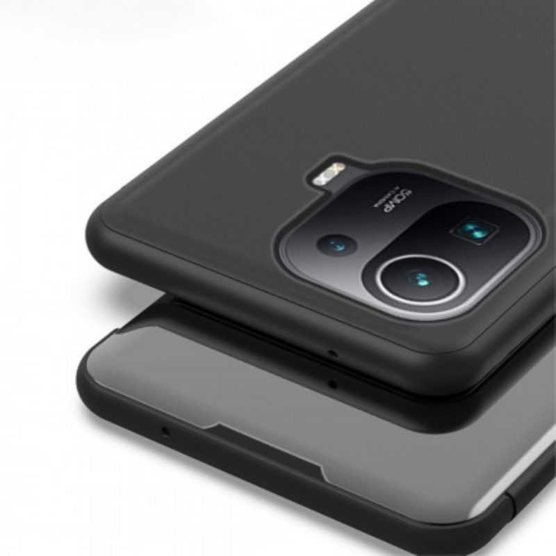 Custodia Xiaomi Mi 11 Pro Specchio Ed Ecopelle