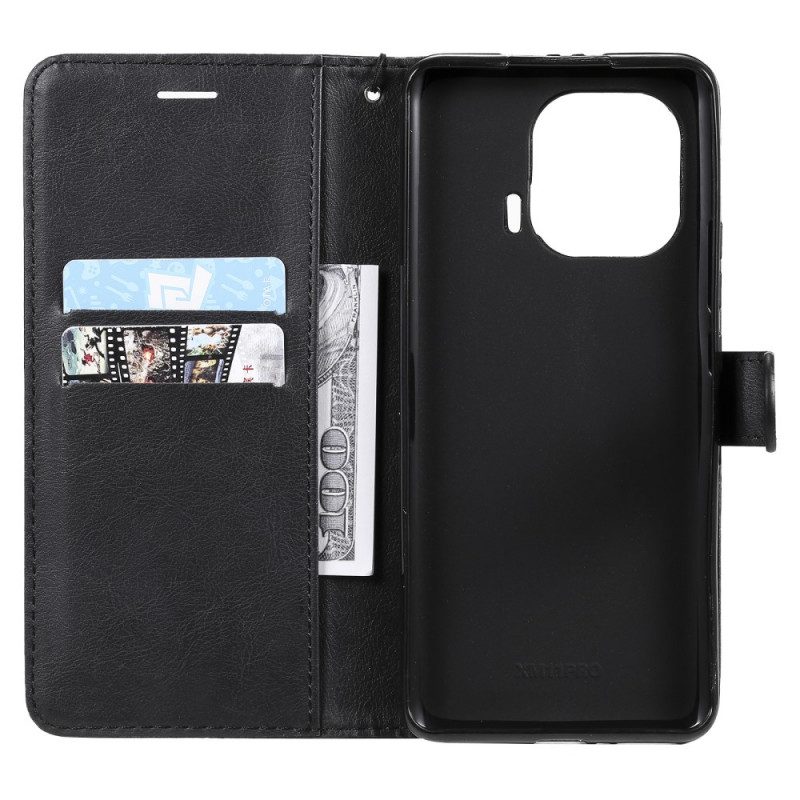 Folio Cover Xiaomi Mi 11 Pro Strappy Serie Tinta Unita